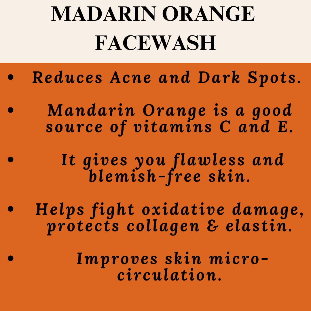 "Brighten Skin & Reduce Blemishes Naturally with Anashwara Mandarin Orange Face Wash – Ayurvedic Glow & Whitening Formula | Available at Cosmohit Ayurved"