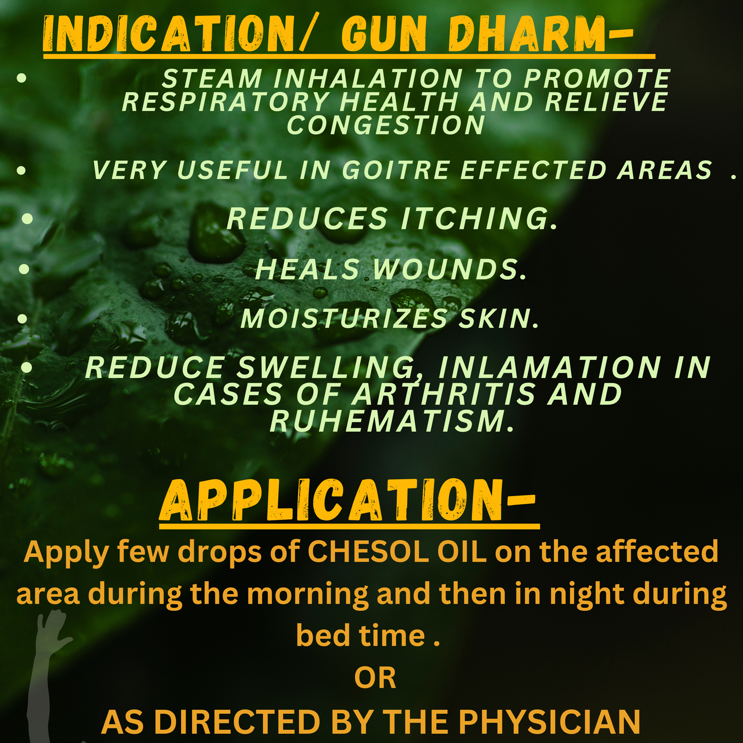 CHESOL OIL (By- J & J DECHANE, 100- ML)-Cosmoहित Ayurved