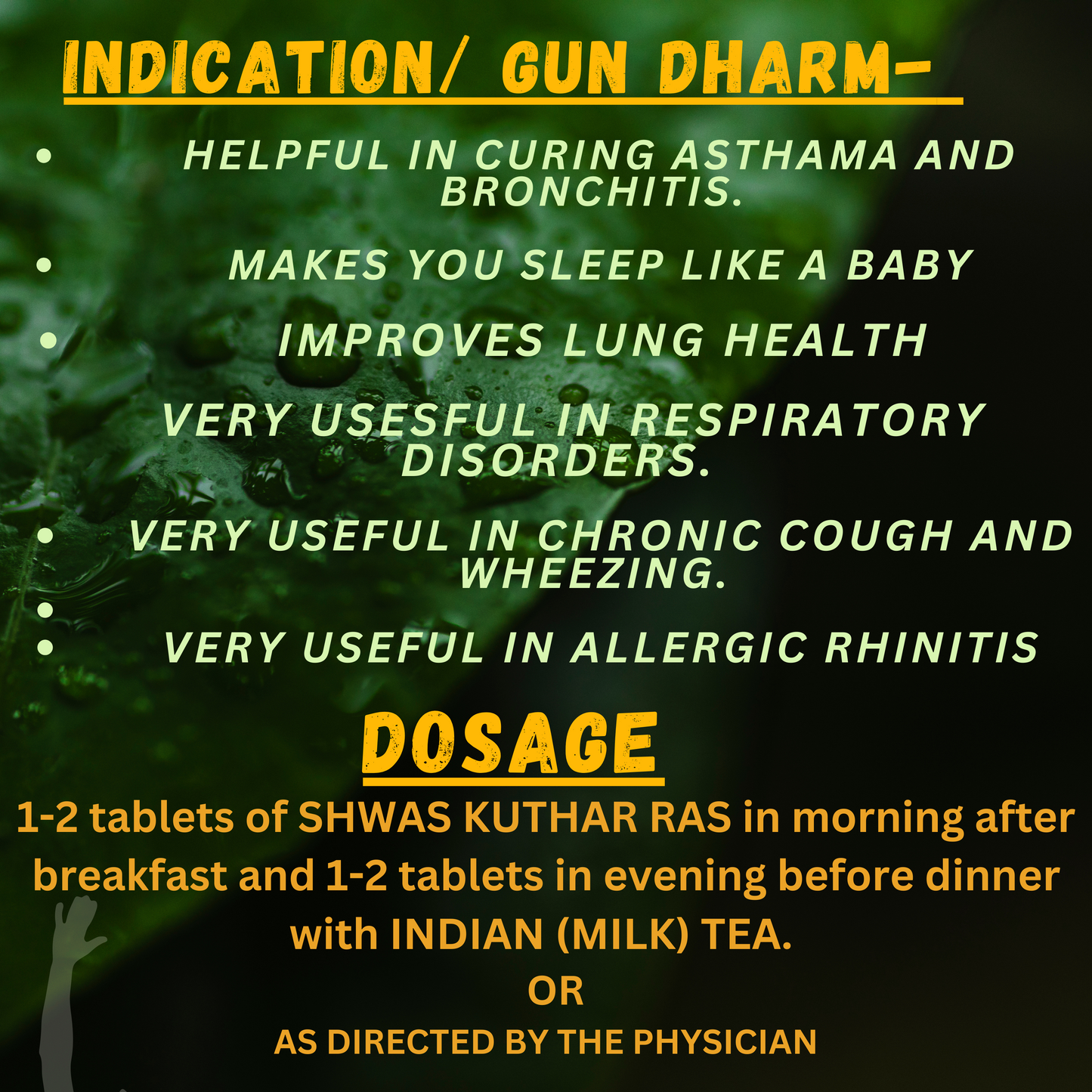 SHWAS KUTHAR RAS (By- BAIDYANATH, 80- Tablets)-Cosmoहित Ayurved