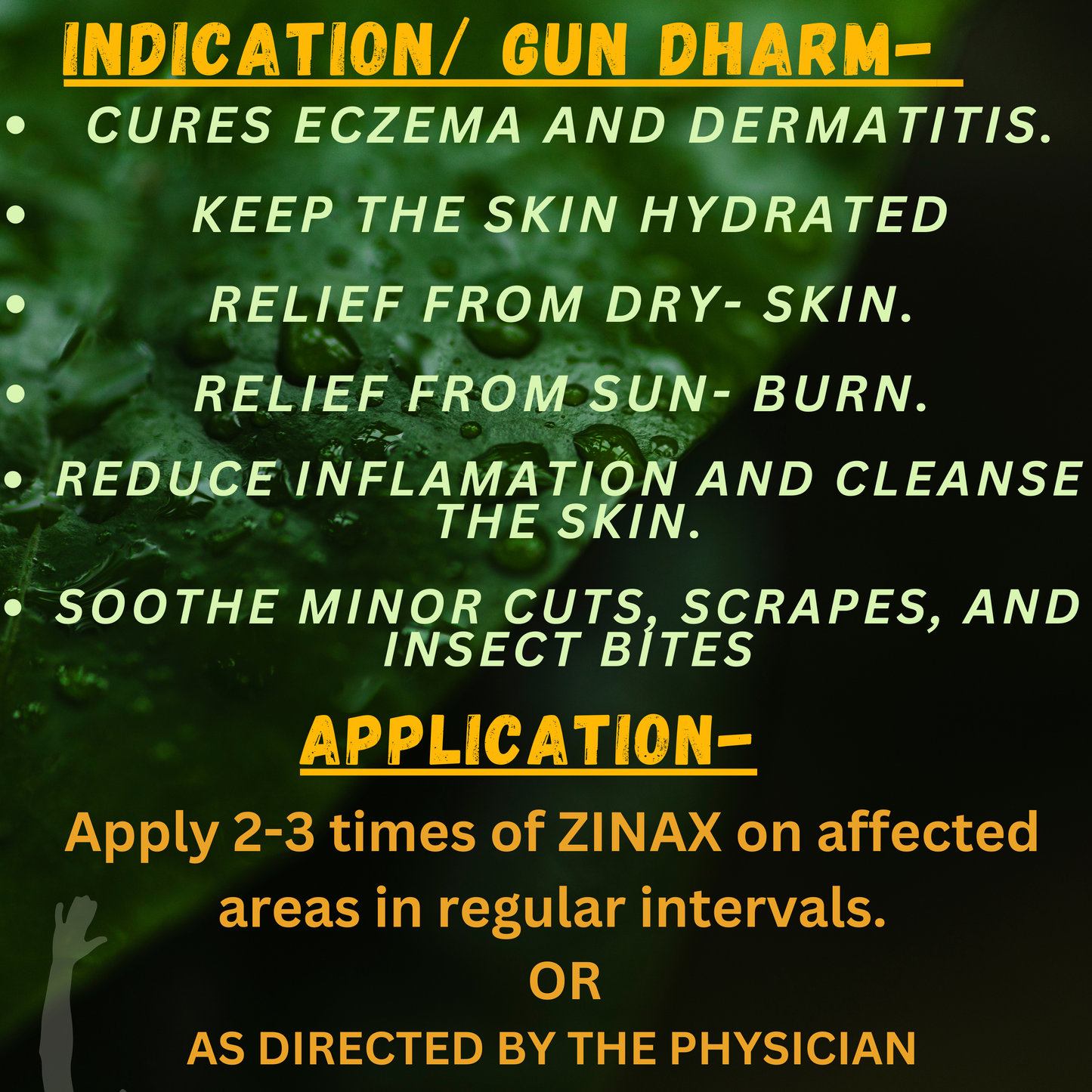 ZINAX (By- CADILA PHARMACEUTICALS, 50- Grams)-Cosmoहित Ayurved