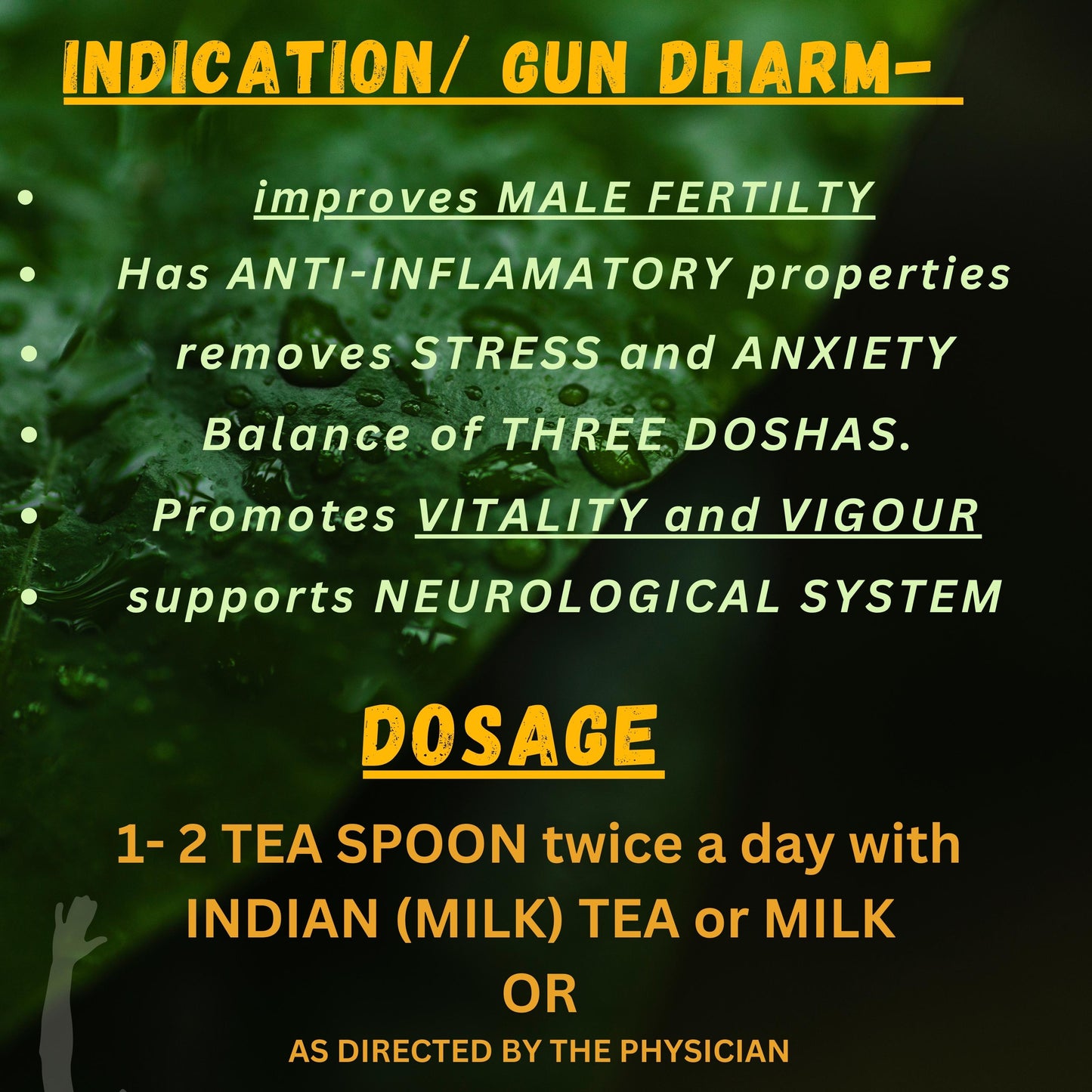 VANARI/ KAUNCH BEEJ ( FOR MALE FERTILITY) (A powder by SANDU PHARMACEUTICALS, 200 Grams)-Cosmoहित Ayurved