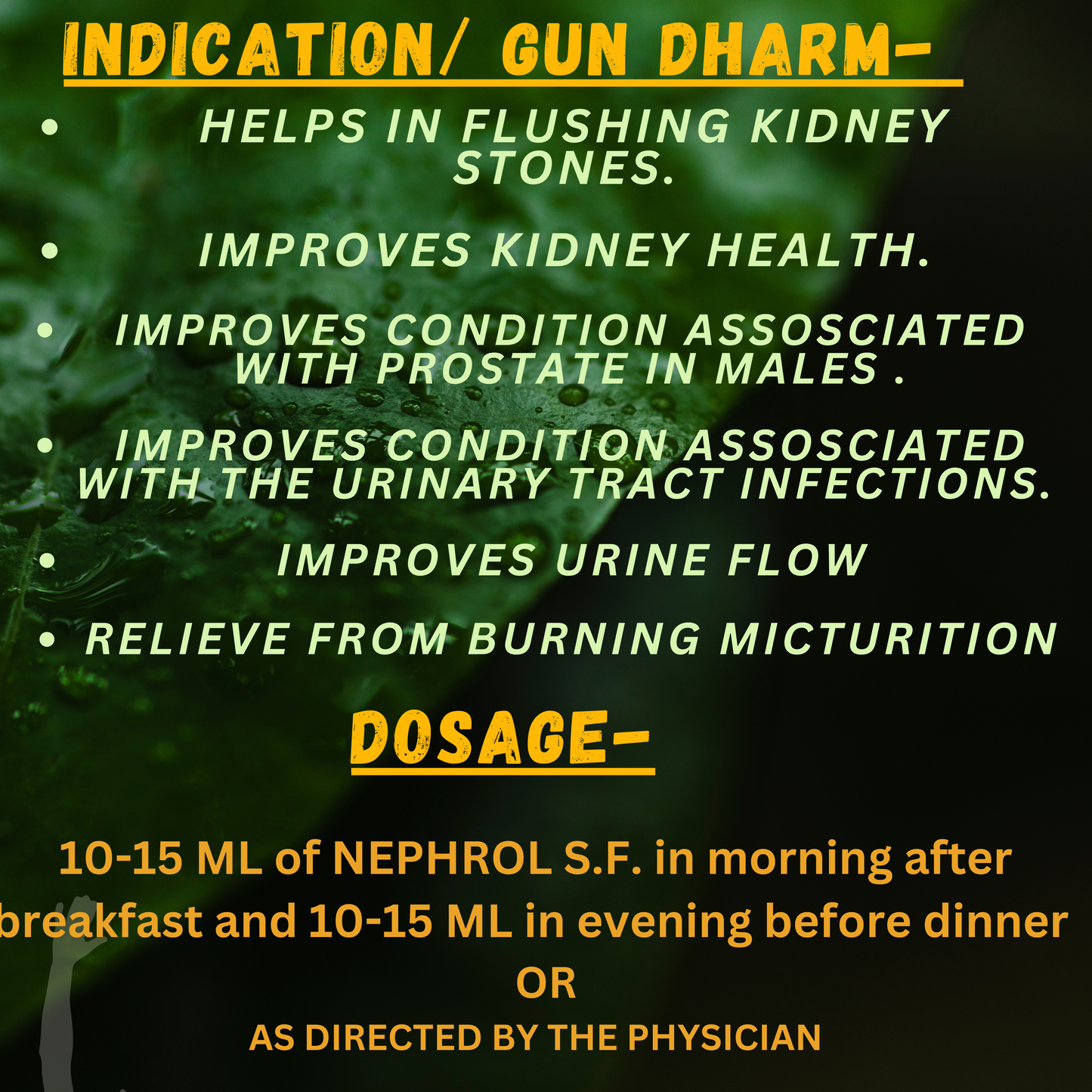 NEPHROL, SUGAR FREE (By- MAHESHWARI PHARMACEUTICALS (I) Ltd, 200- ML)-Cosmoहित Ayurved