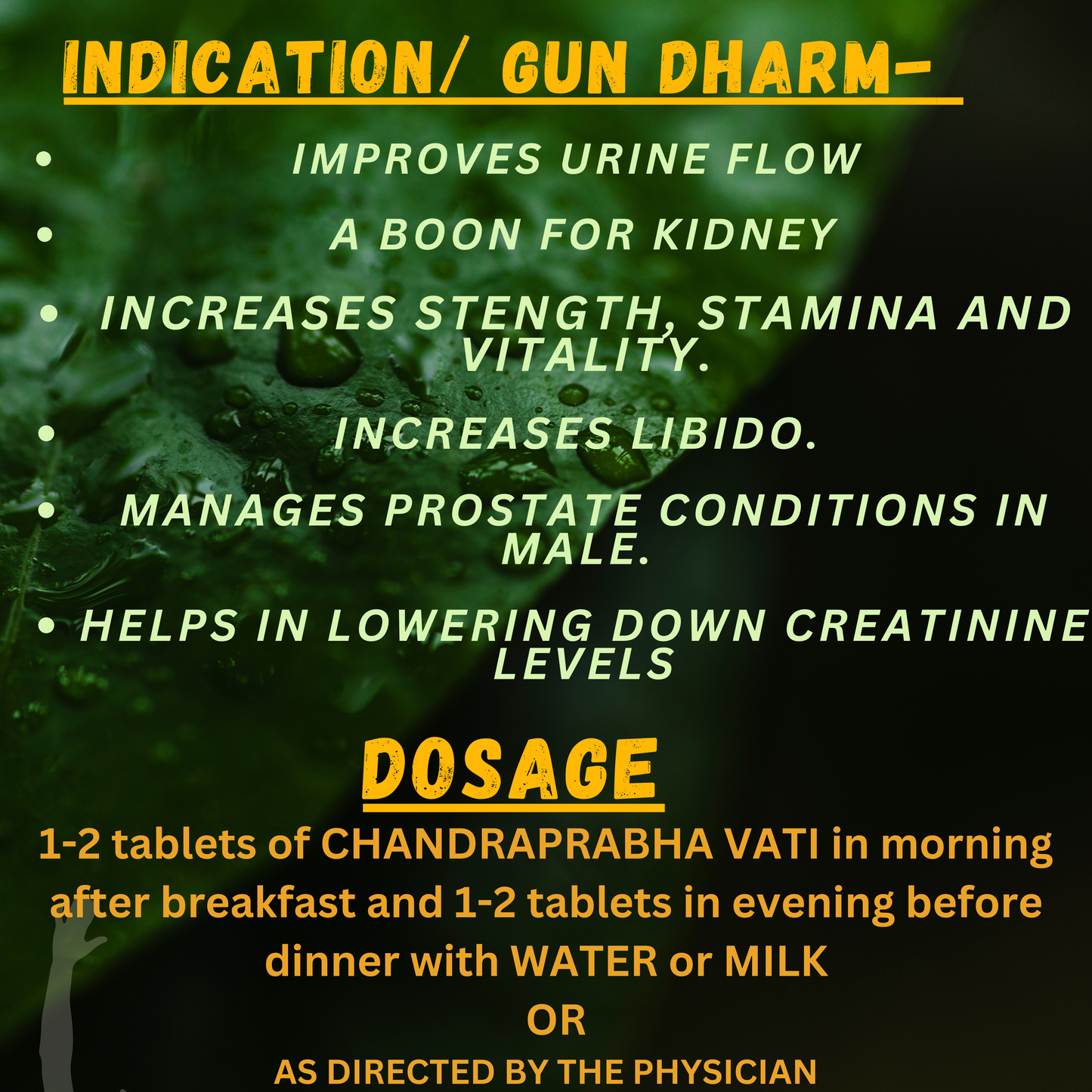 CHANDRAPRABHA VATI ( Supports Urinary Health) : (By- BAIDYANATH, 80- Tablets)-Cosmoहित Ayurved