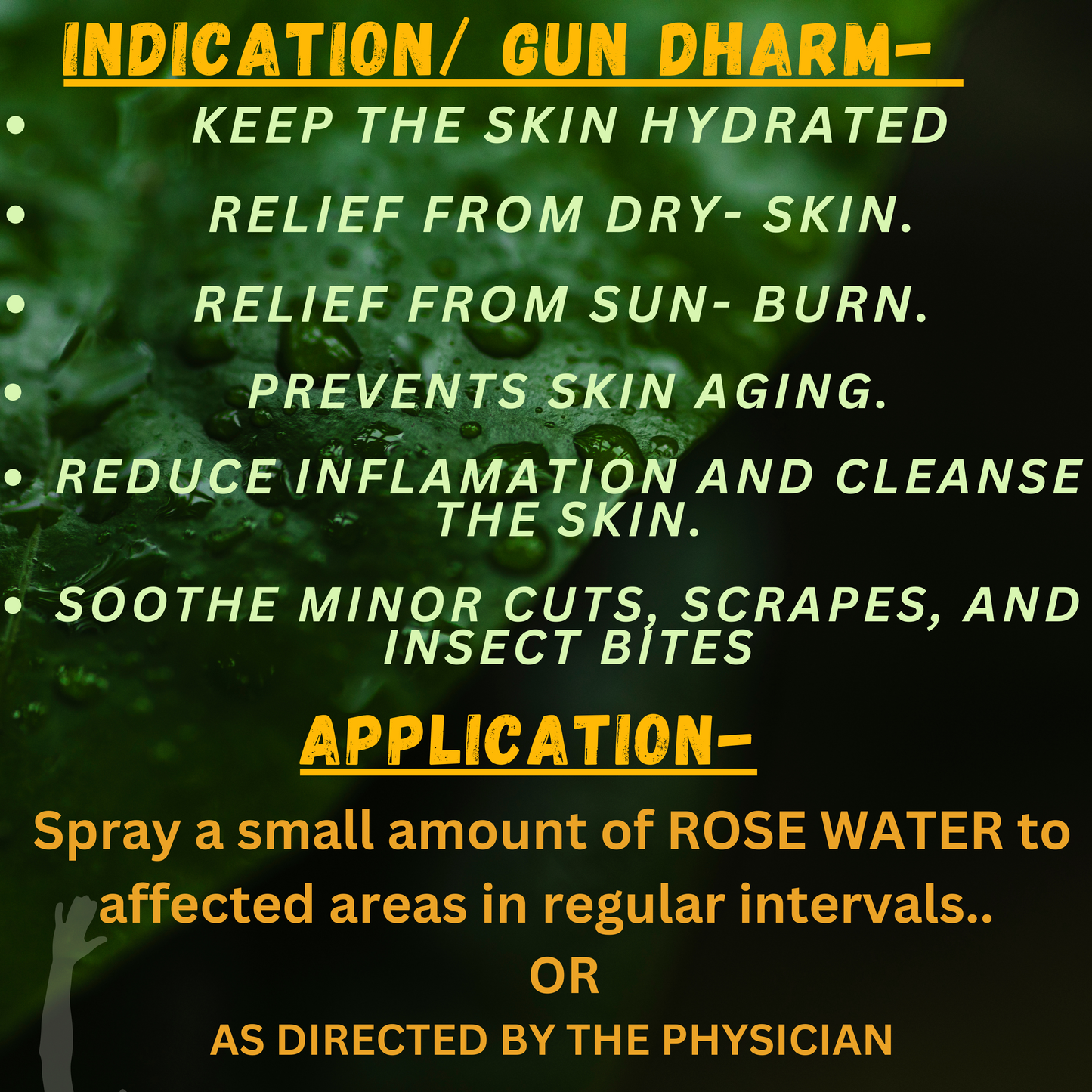 ROSE WATER (By- VITROMED HEALTHCARE, 100- ML)-Cosmoहित Ayurved