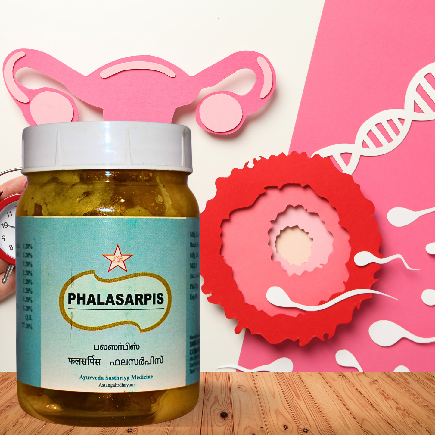 PHALASARPIS(BOOST FEMALE FERTILITY) (By- SKM SIDDHA AND AYURVEDHA, 150-GMS)-Cosmoहित Ayurved