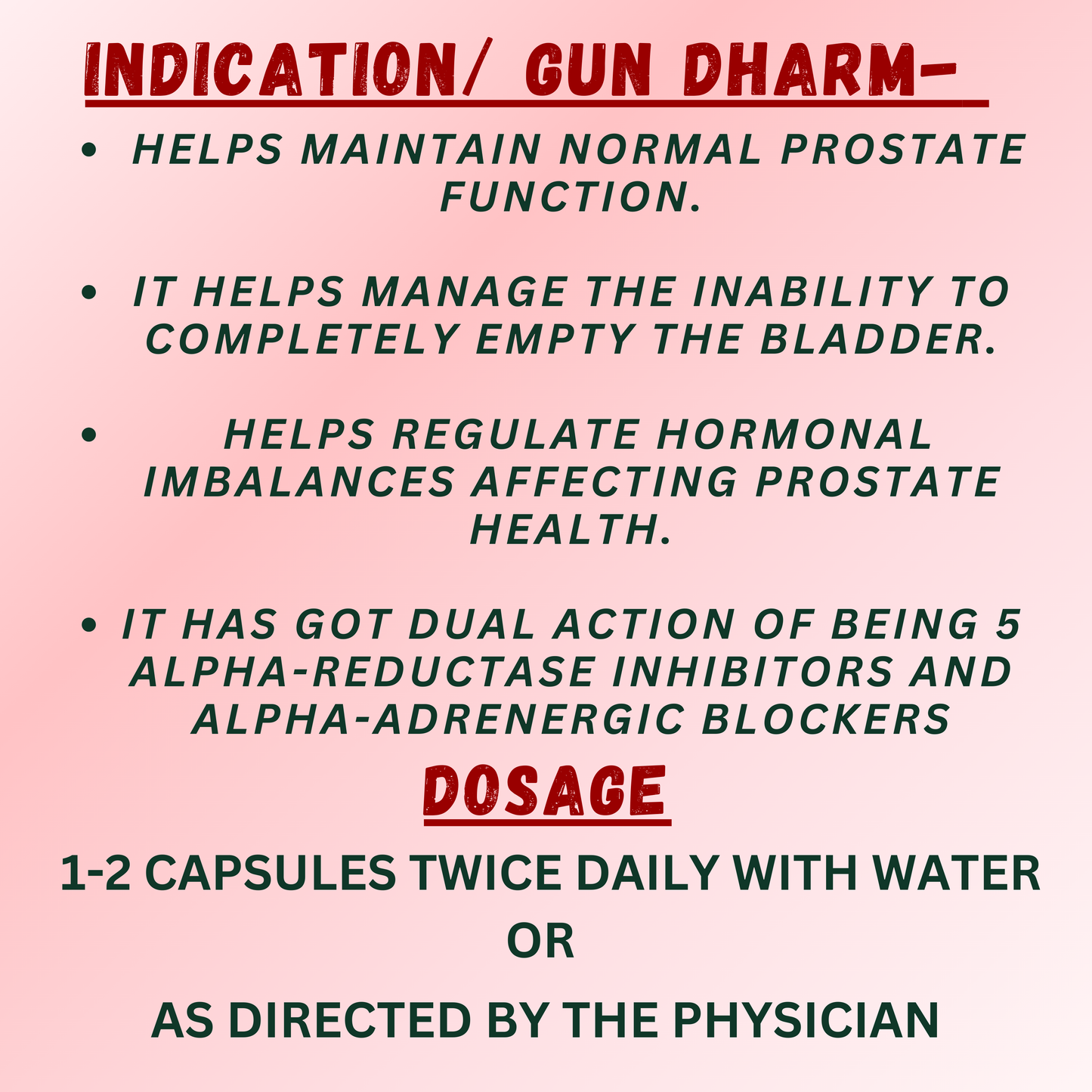 Prostosan Capsules -(1000 Capsules) by Sanatan Ayurvedashram-Cosmoहित Ayurved