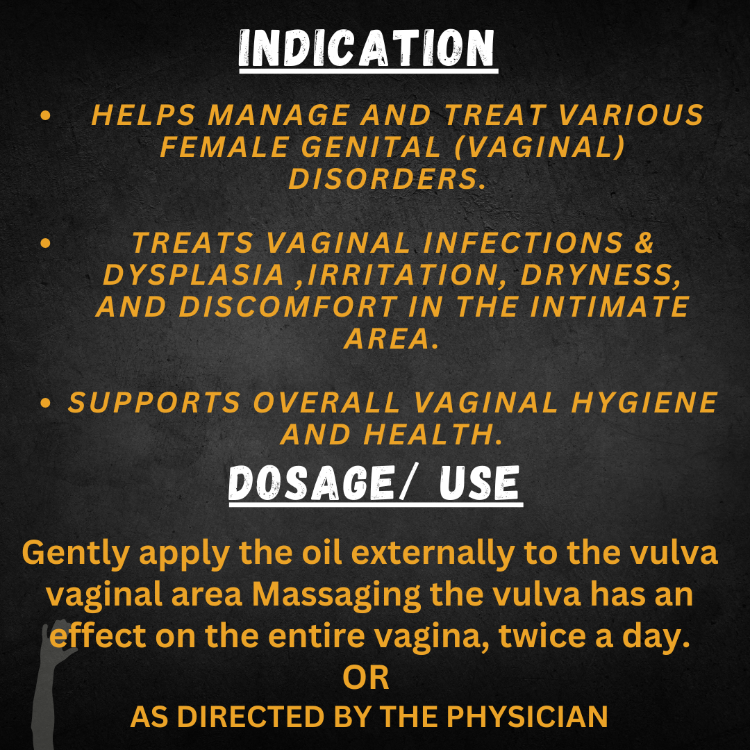 TINEJA OIL (VAGINAL OIL FOR FEMALES) ( BY SANATAN AYURVEDASHRAM ,50 ML )-Cosmoहित Ayurved