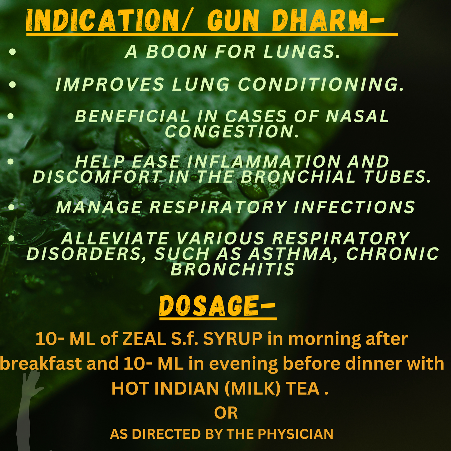 ZEAL, SUGAR FREE (By- VASU HEALTHCARE, 100- ML)-Cosmoहित Ayurved