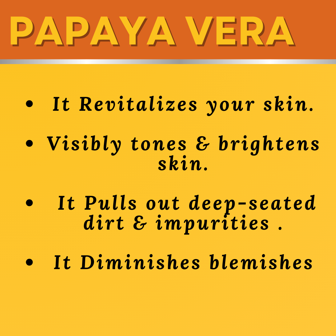 PAPAYA VERA FACE WASH ( BY AMIL AYOUTHVEDA , 100ML)-Cosmoहित Ayurved