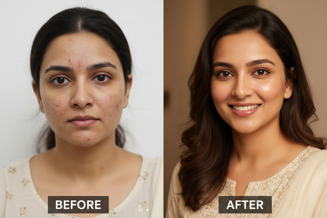 Ayurveda for Clear Skin: How Blood Purification, Gandhak Rasayan & Gaurangi Oil Heal Acne Naturally