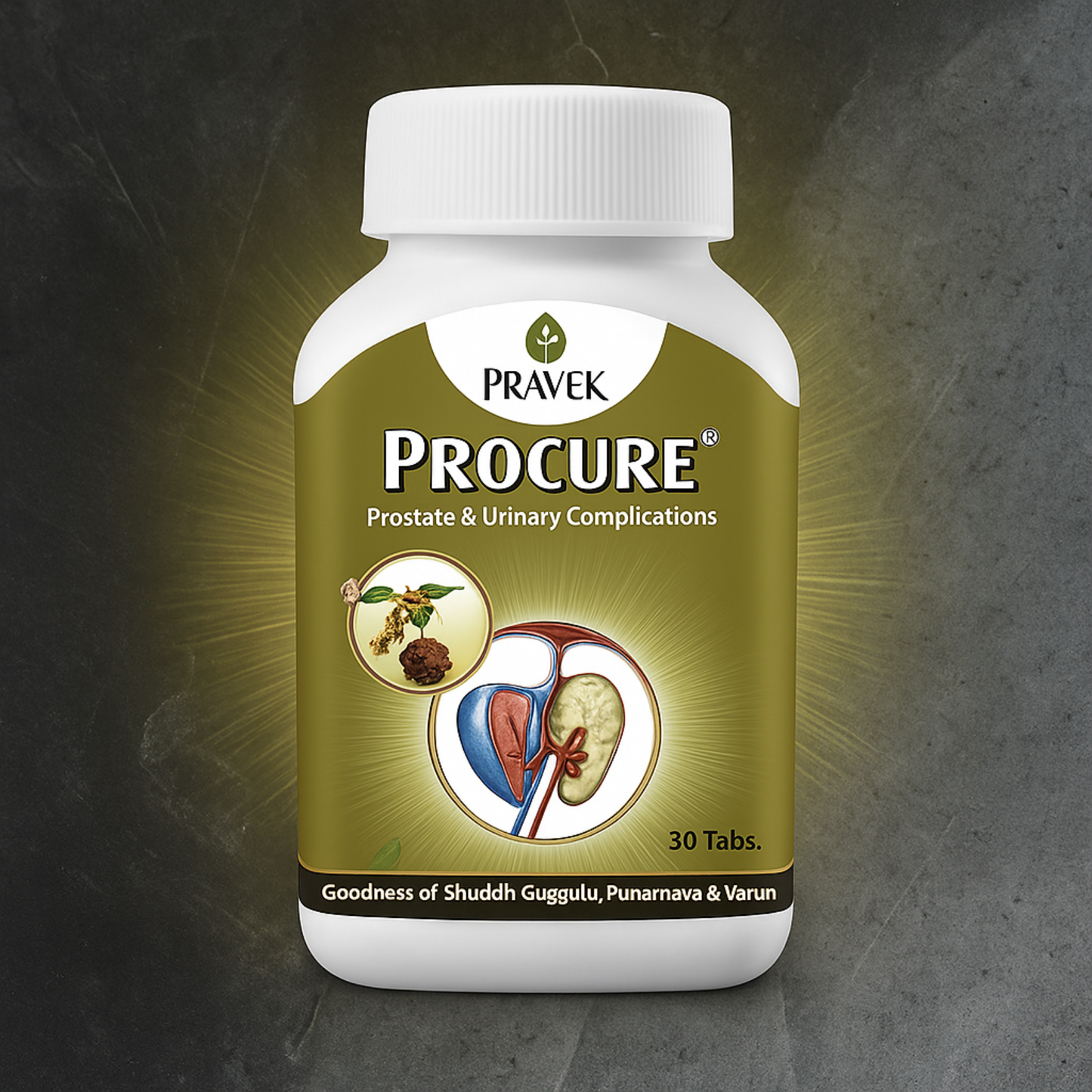 Procure Tablets for Prostate Health & Urinary Complications –  By Pravek (30 Tablets)