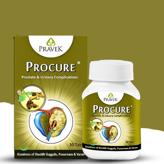 Procure Tablets for Prostate Health & Urinary Complications –  By Pravek (30 Tablets)