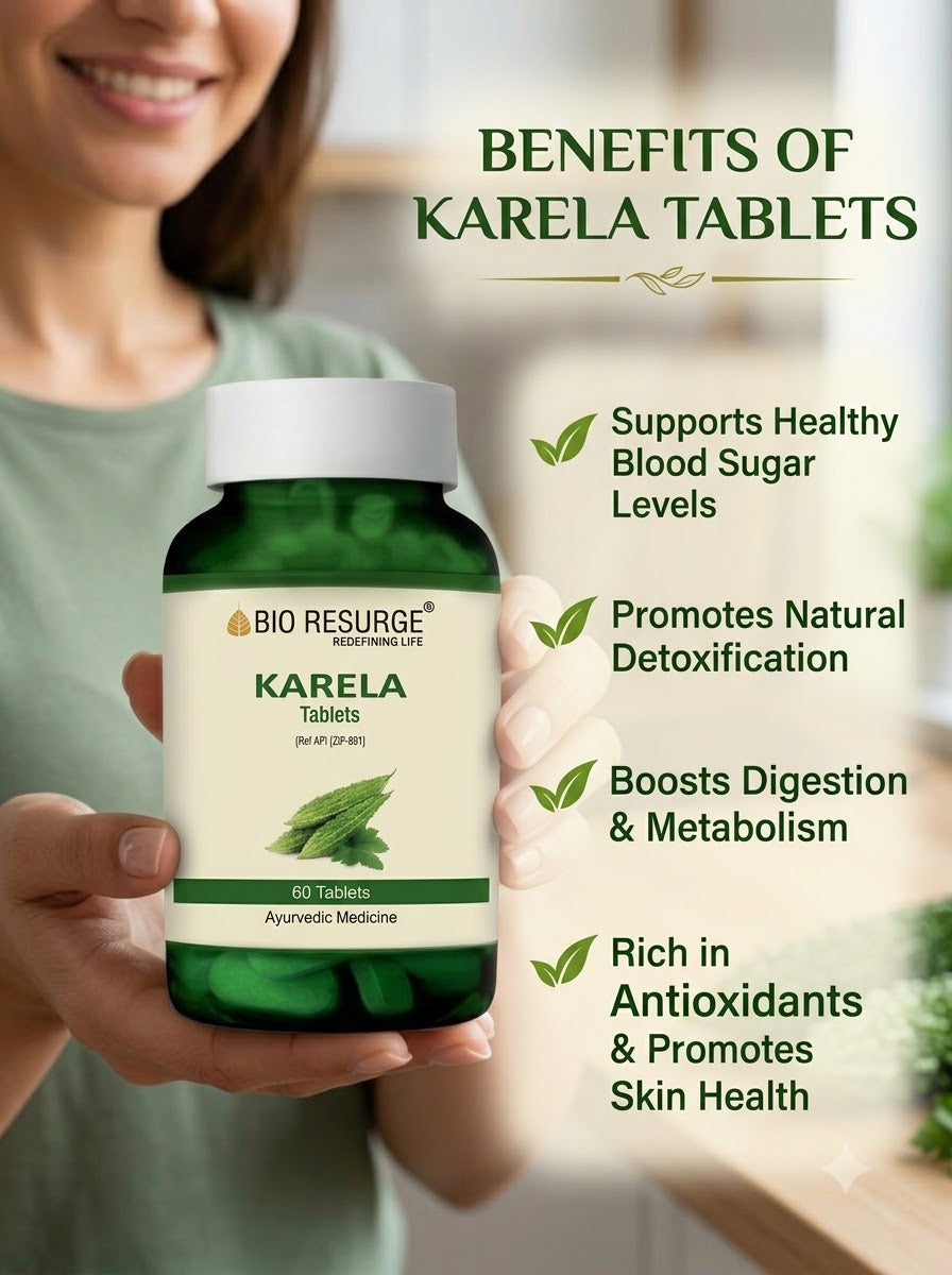 Karela Tablets 750mg | Metabolic Wellness Support (by-Bio Resurge)