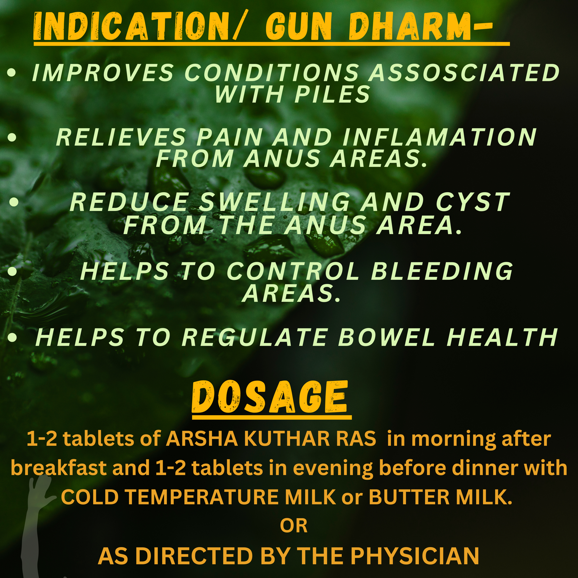 Get Natural Relief from Piles & Hemorrhoids with Arsha Kuthar Ras – Ayurvedic Herbal Formula for Pain & Swelling | Available at Cosmohit Ayurved