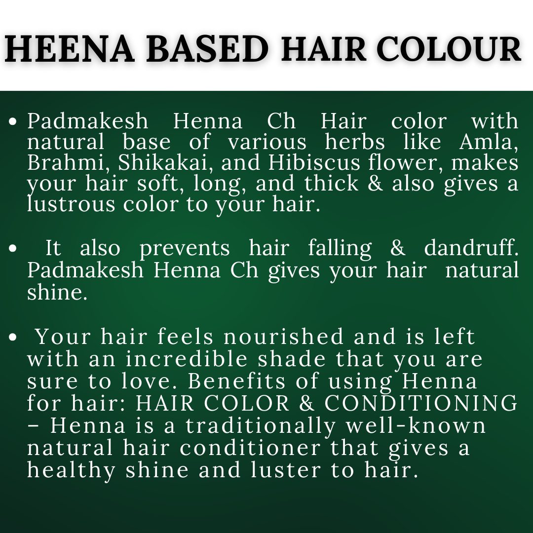 PADMAKESH AYURVEDIC HEENA BASED HAIR DYE ( PACK OF 20 ) ( BY BIO RESURGE , 15 GMS EACH )