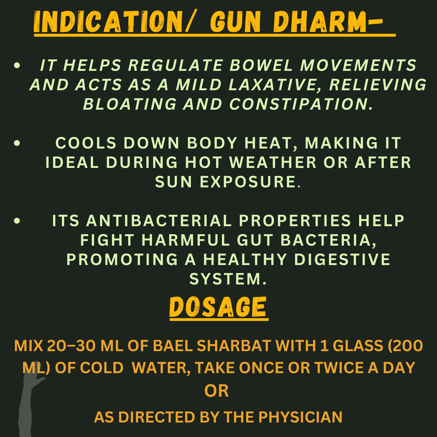 "Natural Body Coolant & Digestive Tonic – Bael Sharbat for Improved Digestion, Acidity Relief & Hydration – Jaggi Pharma" 