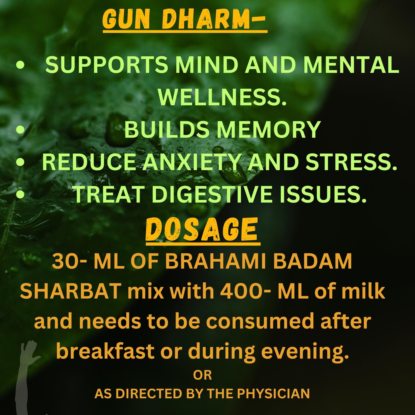 "Enhance Brain Function Naturally with Brahmi Badam Sharbat – Herbal Sharbat for Memory, Focus & Mental Wellness | Ideal Summer Drink | Cosmohit Ayurved"

