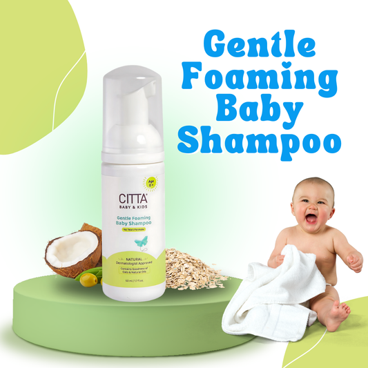 GENTLE FOAMING BABY SHAMPOO ( FOR BABBY & KIDS )( BY CITTA , 50ML)