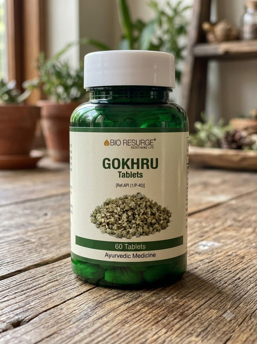 Gokhru Tablets | Herbal Stamina Support | 60 tablets ( by bio resurge)