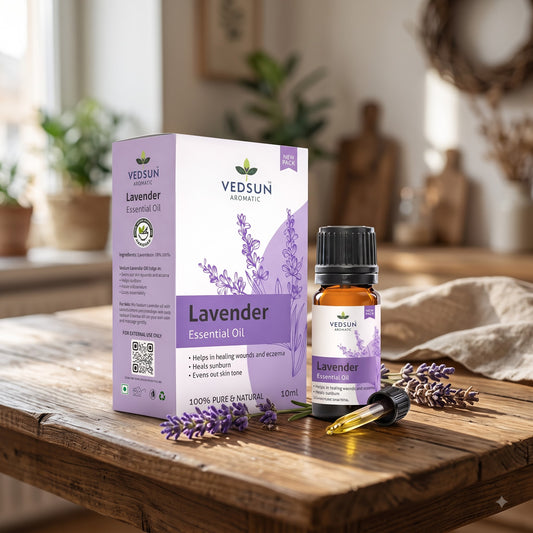 Lavender Essential Oil | Pure & Natural & Skin Care 10ml ( by Vedsun)
