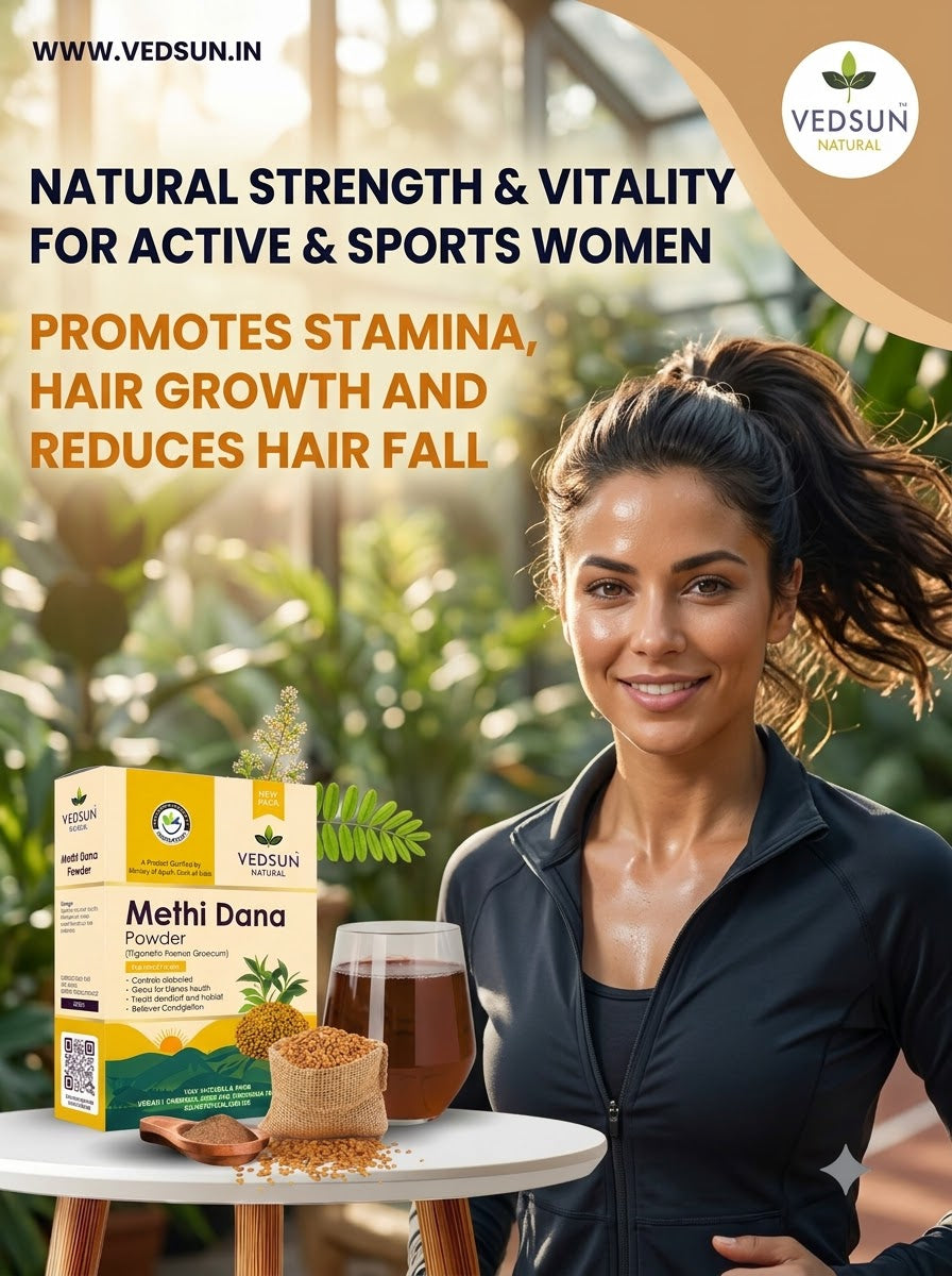 Methi Dana Powder For Healthy & Hair 100g ( by vedsun )