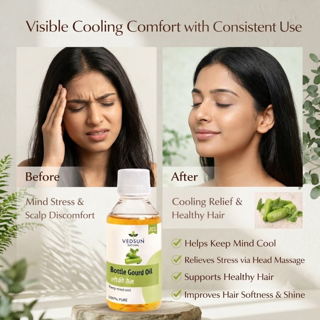 Natural Lauki Oil | Hair Nourishment & Scalp Care 100ml ( by vedsun)
