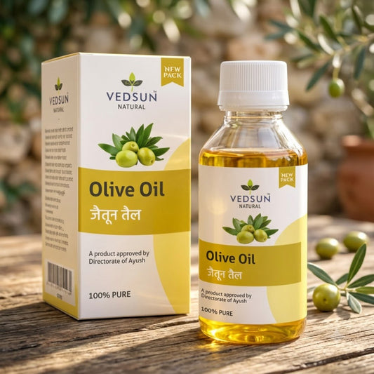 Natural Olive Oil | Extra Virgin Oil for Hair, Skin 50ml ( by vedsun)