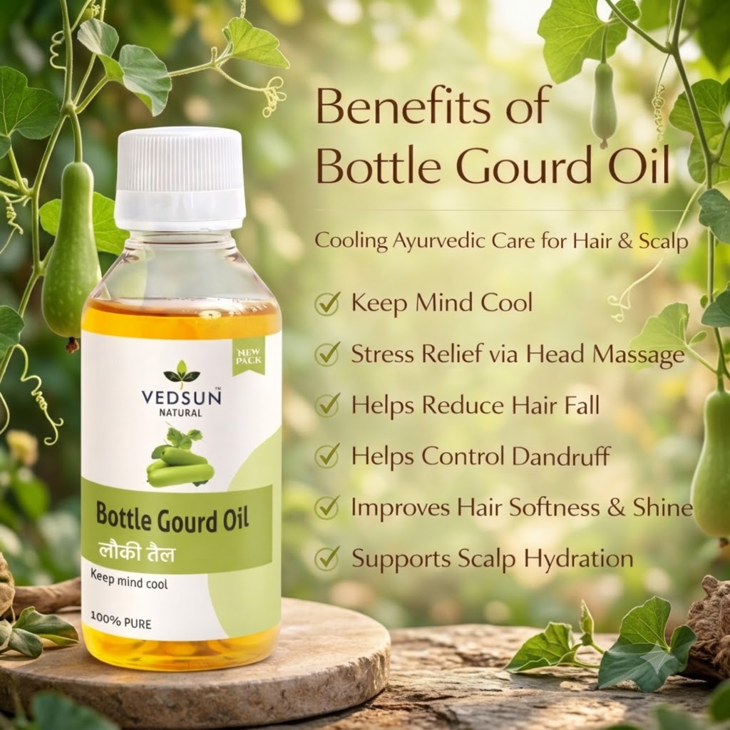 Natural Lauki Oil | Hair Nourishment & Scalp Care 100ml ( by vedsun)