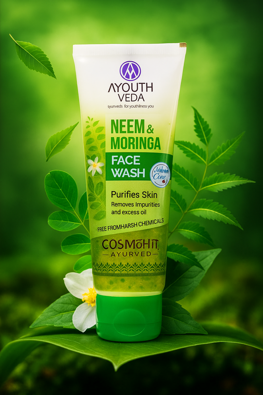 Neem and Moringa Face Wash- Ayouthveda- 50g