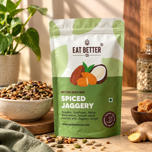 Eat Better Spiced Jaggery Seed Mix – Crunchy Snack 100gm