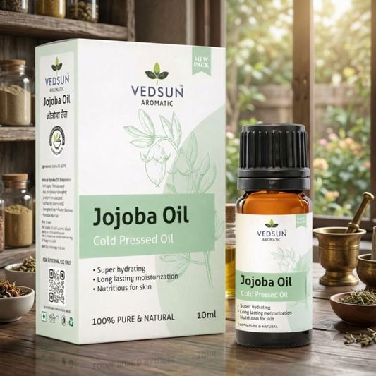 Natural Jojoba Oil | Nourishing Oil for Hair, Skin & Scalp 10ml ( by vedsun)