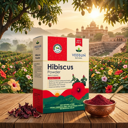 Vedsun Hibiscus Powder | Natural Hair Growth & Scalp Care 100g