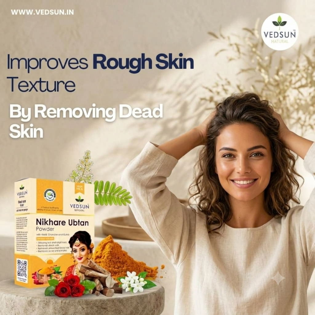 Natural Nikhare Ubtan Powder For Glowing Skin 100g ( by vedsun )