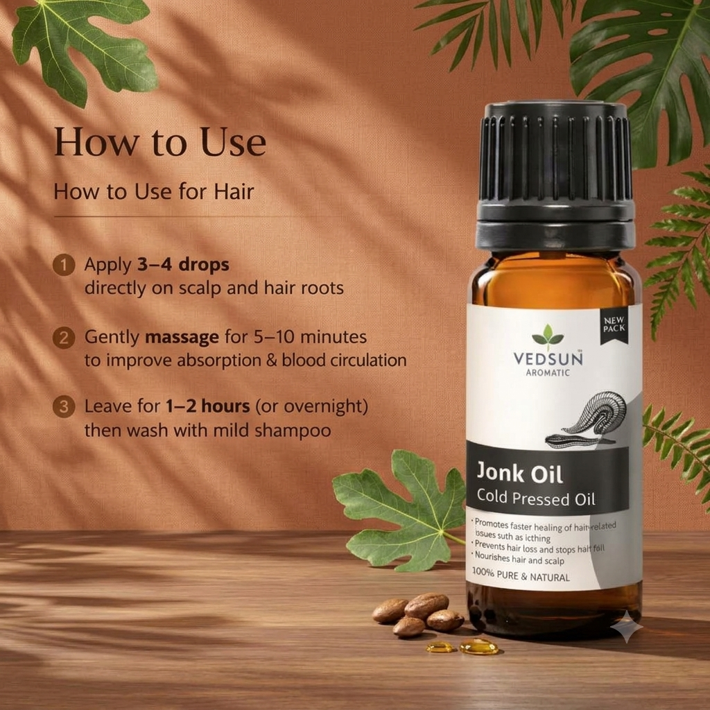 Natural Jonk Oil – Ayurvedic Massage Oil for Joint & Skin Care 10ml ( by vedsun)