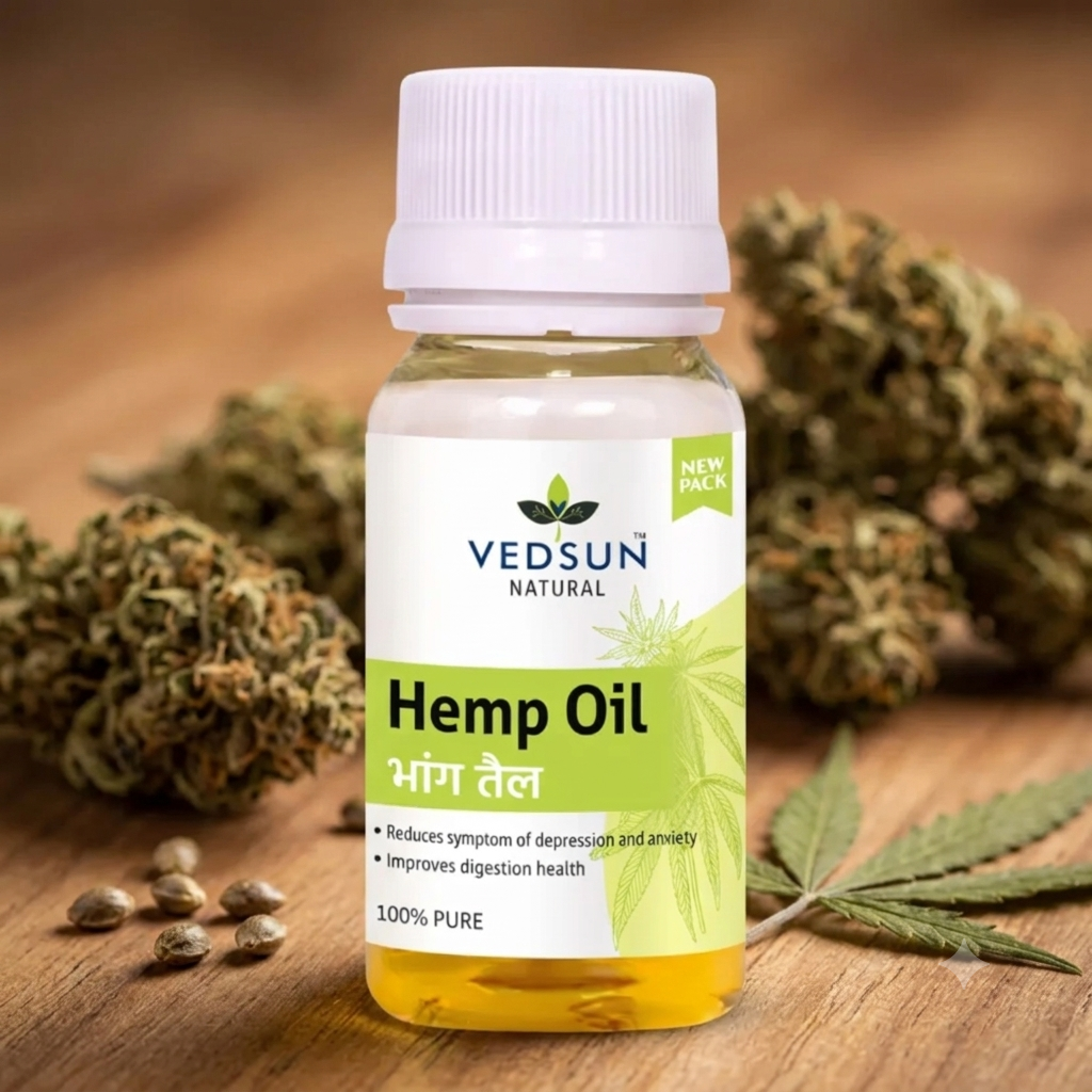 Vedsun Natural Hemp  Oil | Skin & Hair Care | 25ml ( by vedsun )