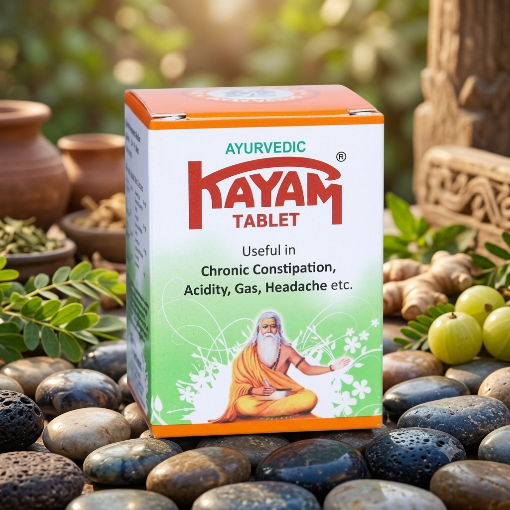 Kayam Ayurvedic Tablets for Digestive Wellness | 30 Tablets