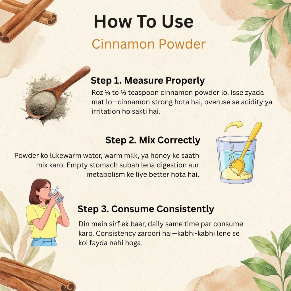 Vedsun Pure Cinnamon Powder | Natural Dalchini for Health | 100g
