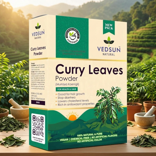 Natural Curry Leaves Powder for Hair & Scalp Care 100g ( by Vedsun )