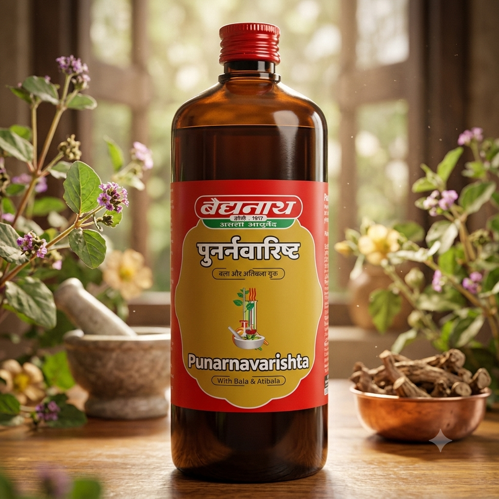 Punarnavarishta Ayurvedic Liquid | 450 ml (by baidyanath)