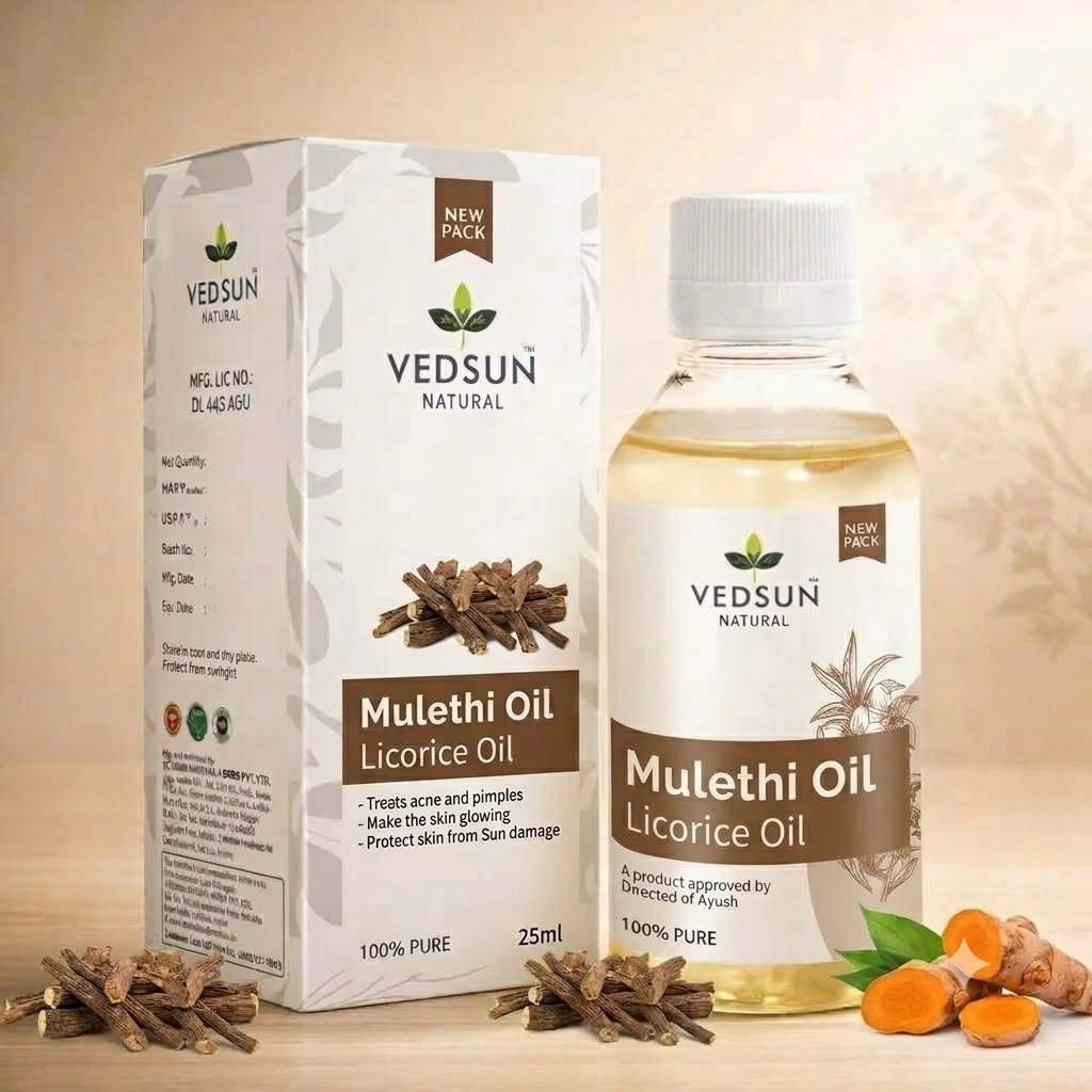 Pure Mulethi Oil | Natural Skin Glow & Skin Care 50ml ( by vedsun)