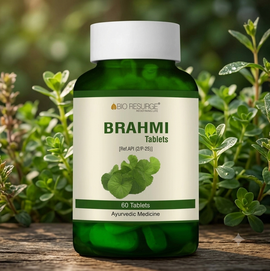 Brahmi Tablets | Herbal Memory & Brain Support | (by Bio Resurge)
