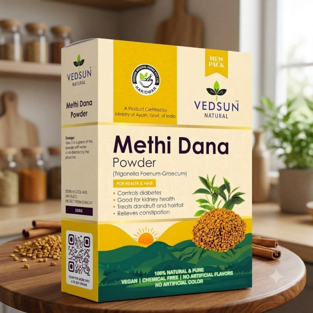 Methi Dana Powder For Healthy & Hair 100g ( by vedsun )