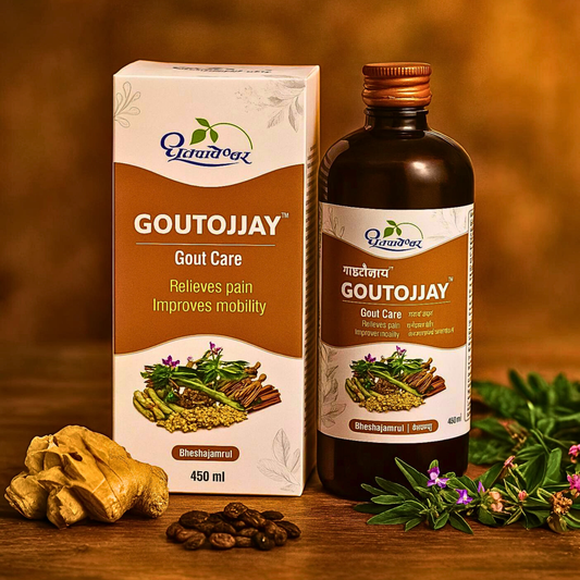 "Goutojjay Gout Care 450ml – Ayurvedic Tonic for Gout, Joint Pain, Stiffness & Swelling Relief"