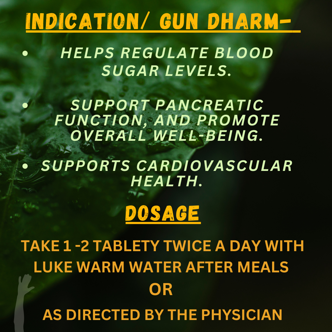 DIABARELAXO ( FOR BLOOD SUGAR ) (BY- SPACE ORGANICS, 60 TABLETS )