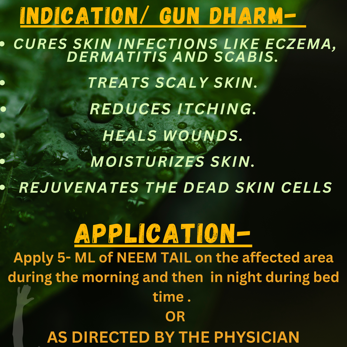 NEEM TAIL (By- VYAS PHARMACEUTICALS, 100- ML)-Cosmoहित Ayurved