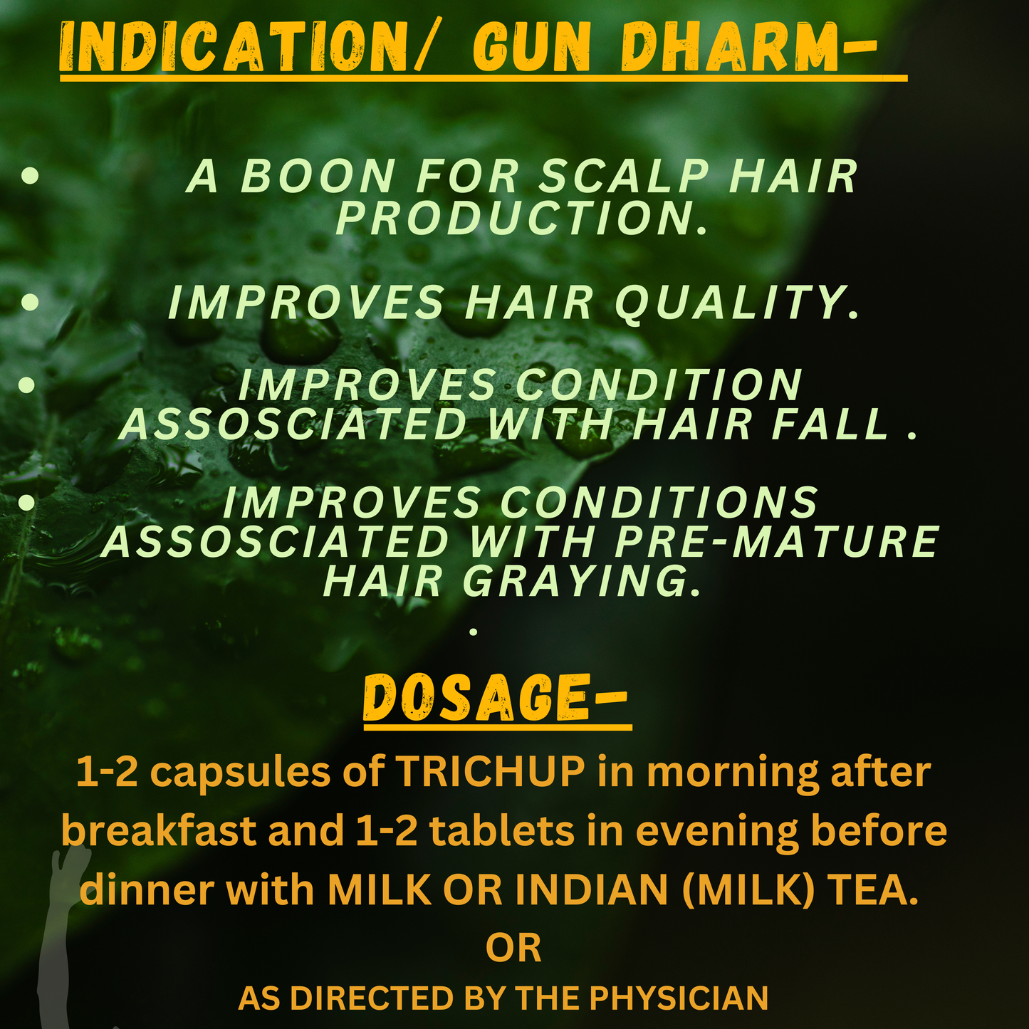 TRICHUP CAPSULES (By- VASU HEALTHCARE, 60- Capsules)