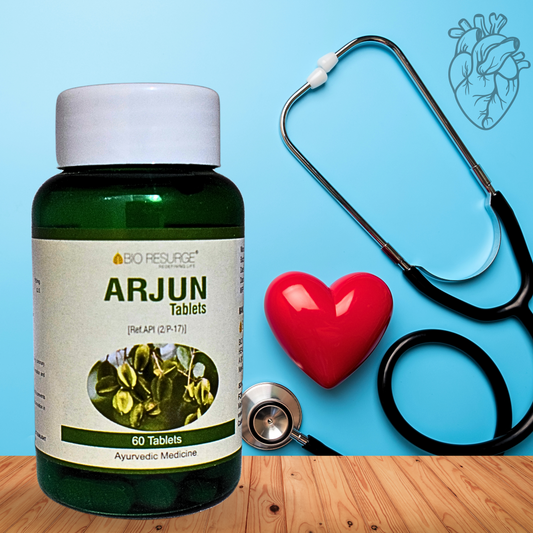 ARJUN TABLETS (For improving HEART HEALTH) (By- BIO RESURGE, 60-Tablets)