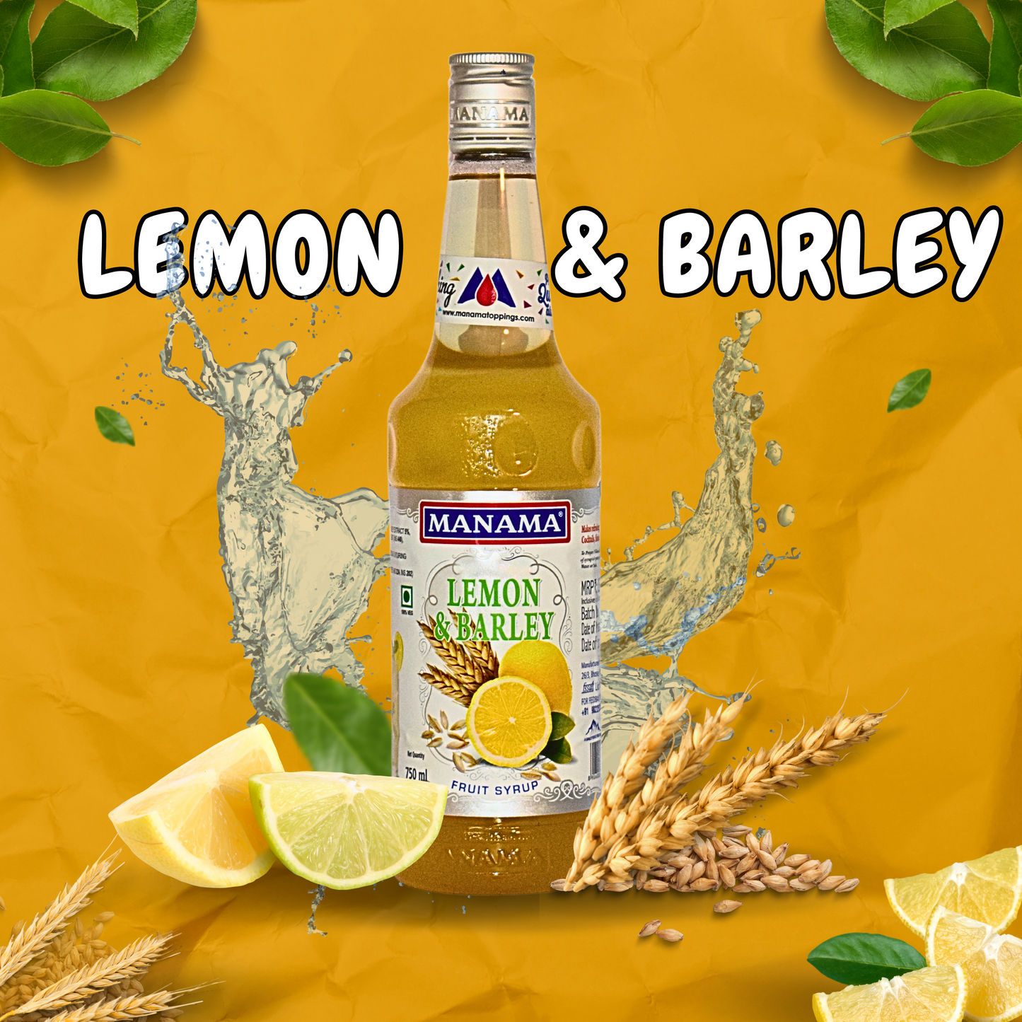 LEMON & BARLEY CRUSHER (By- MANAMA FARMS & FOODS, 750- ML)-Cosmoहित Ayurved