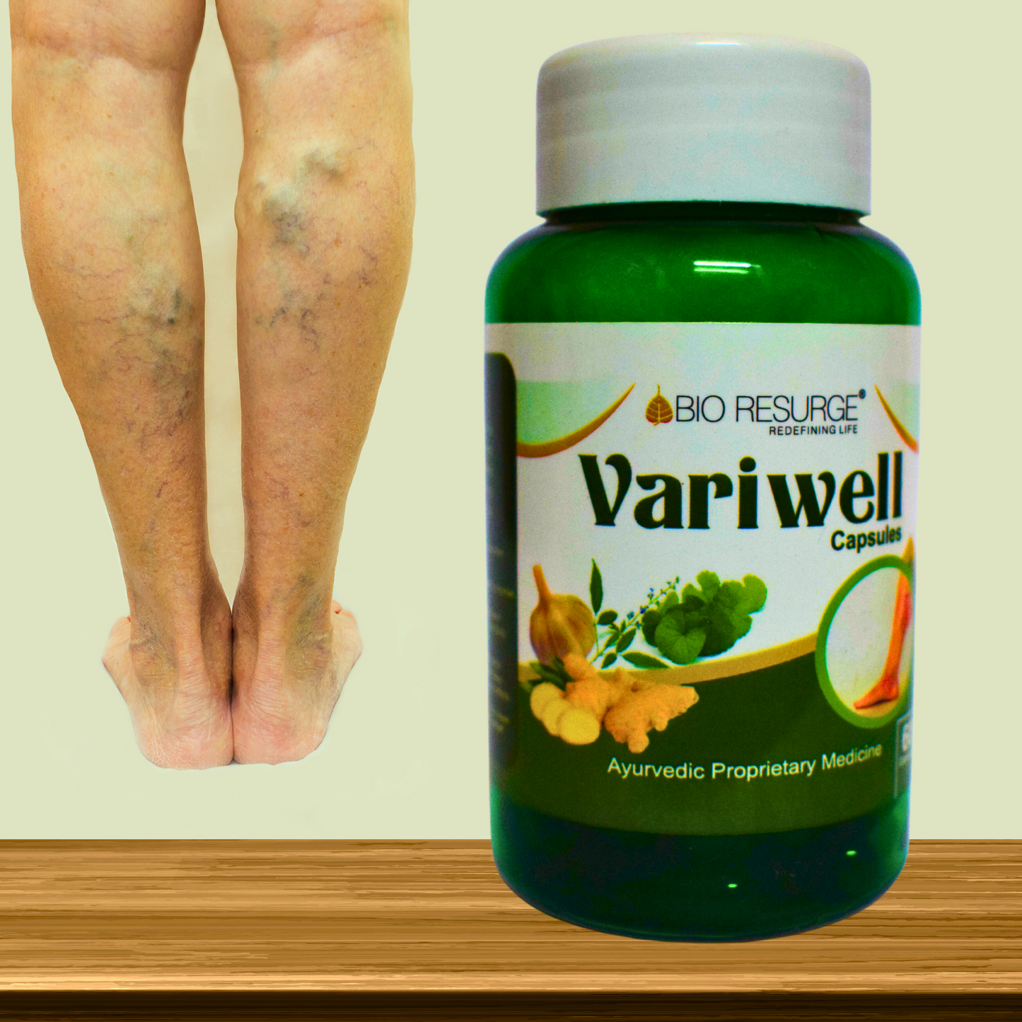 VARIWELL (For- VARICOSE VEINS) (By- BIO RESURGE, 60- Capsules)