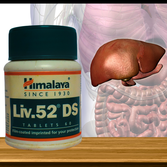 LIV. 52 D.s. (For improving conditions associated with FATTY LIVER) (By- HIMALAYA, 60- TABLETS)